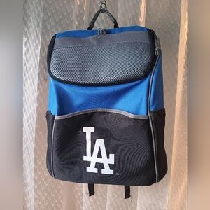 LA Dodgers Blue and Black Cooler Backpack Like New